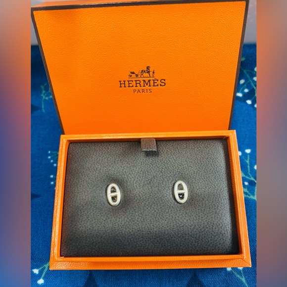 Hermès Chaîne d’ancre earrings - very small model